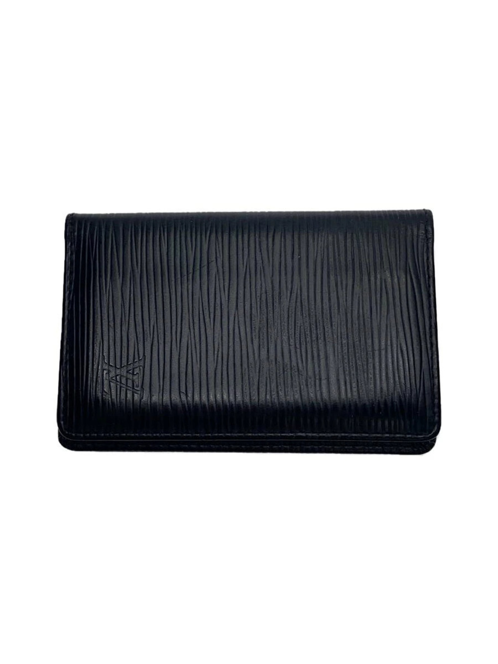 LOUIS VUITTON Pochette Carte Visite Epi Black